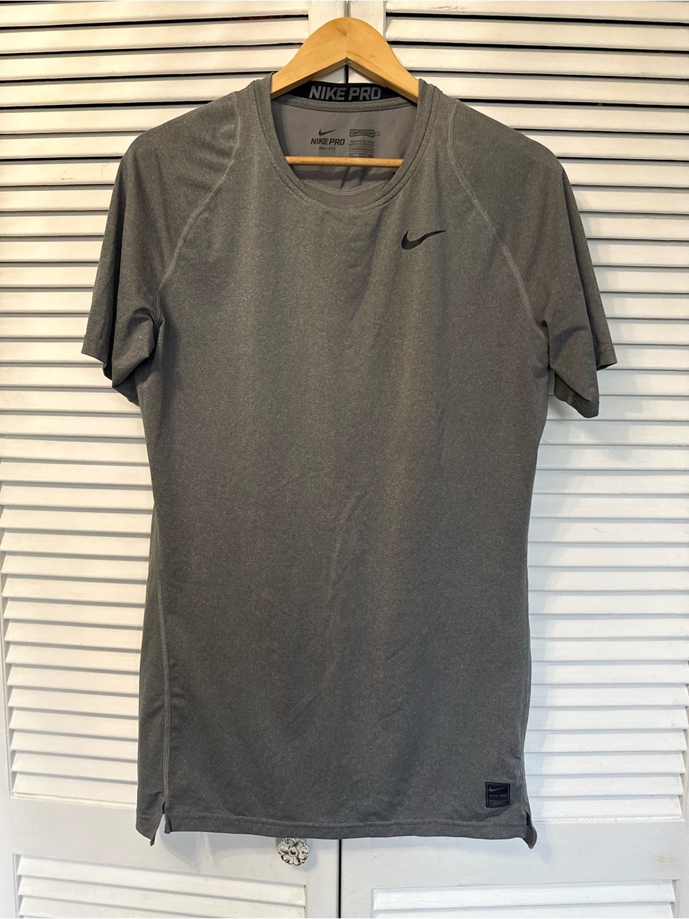 Nike Gray Short-Sleeve Performance Tee